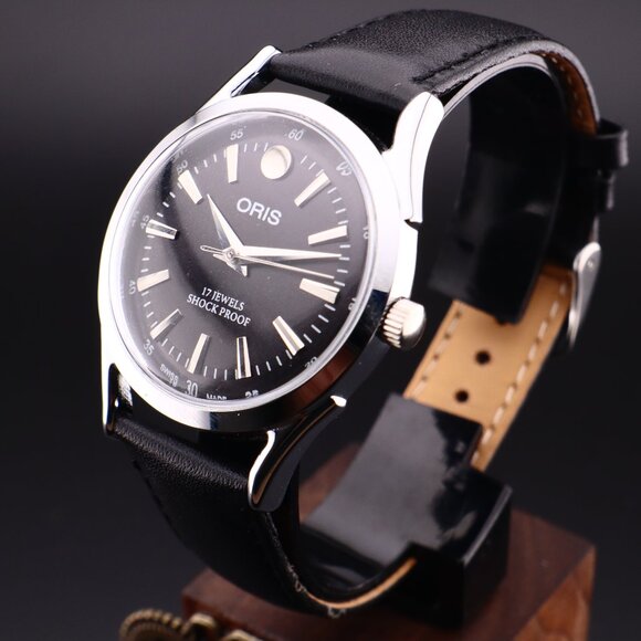 Oris Vintage Swiss 17 Jewels Hand-Wound Mechanical Men's Watch - FREE SHIPPING - Picture 2 of 12